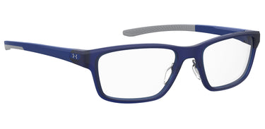 Designer Men Under Armour Eyeglasses: UA 5000 / G - Matte Blue(2)- SpecSMART Eye Clinic (Diagonal View)